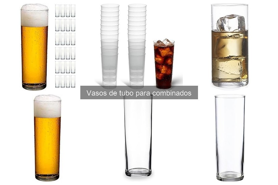 Vasos de tubo para combinados: dónde comprarlos con descuento