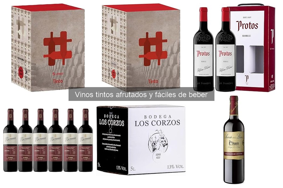Ventajas de consumir vinos tintos afrutados