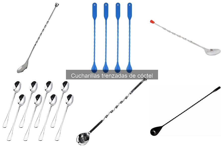 Ventajas de las cucharillas trenzadas en cócteles