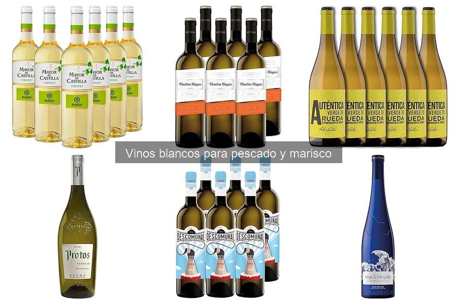 Vinos blancos perfectos para acompañar pescado y marisco