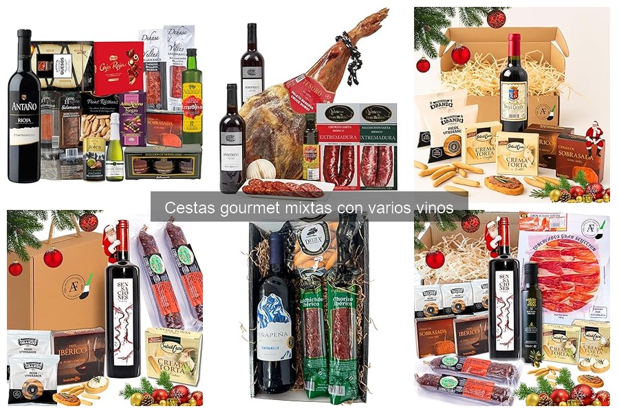 Vinos Comunes en Cestas Gourmet Mixtas: Descubre lo que Incluyen